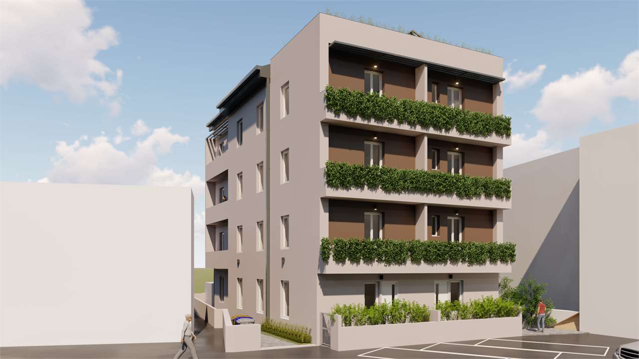 Mansarda con ampio terrazzo
